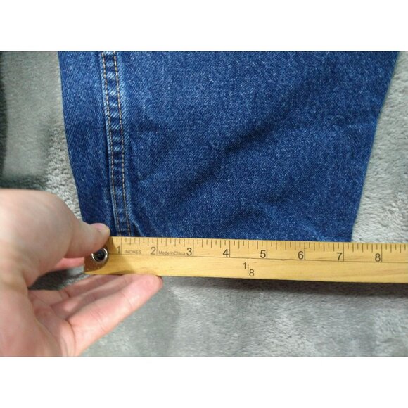 Vintage Levis 550 Jeans Womens 16 Short Blue Denim Relaxed Fit Tapered Leg Dark - Picture 6 of 8